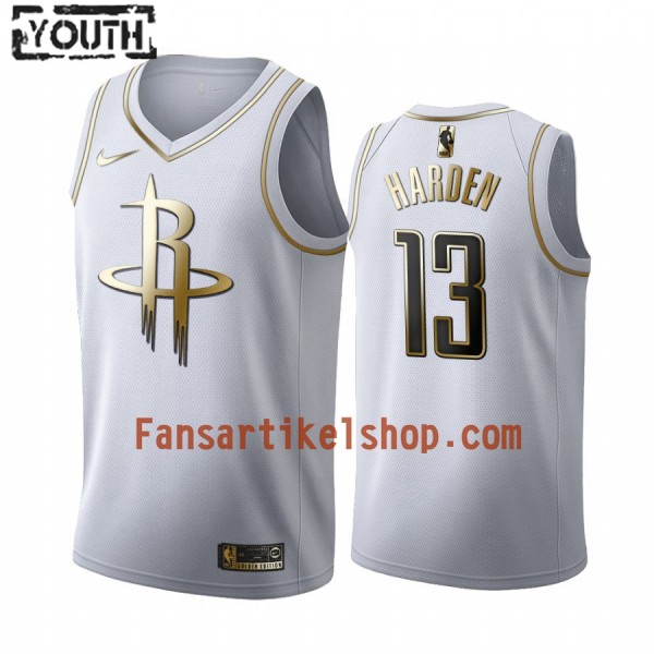NBA Houston Rockets Trikot James Harden 13 Nike 2019-2020 Weiß Golden Edition Swingman - Kinder NBA Houston Rockets Trikot James Harden 13 Nike 2019-2020 Weiß Golden Edition Swingman - Kinder